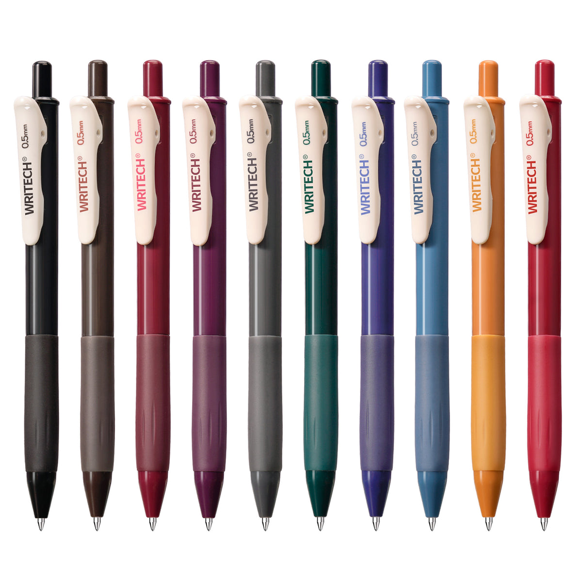 VNTG RETRACT GEL PEN 5 ASST COLORS