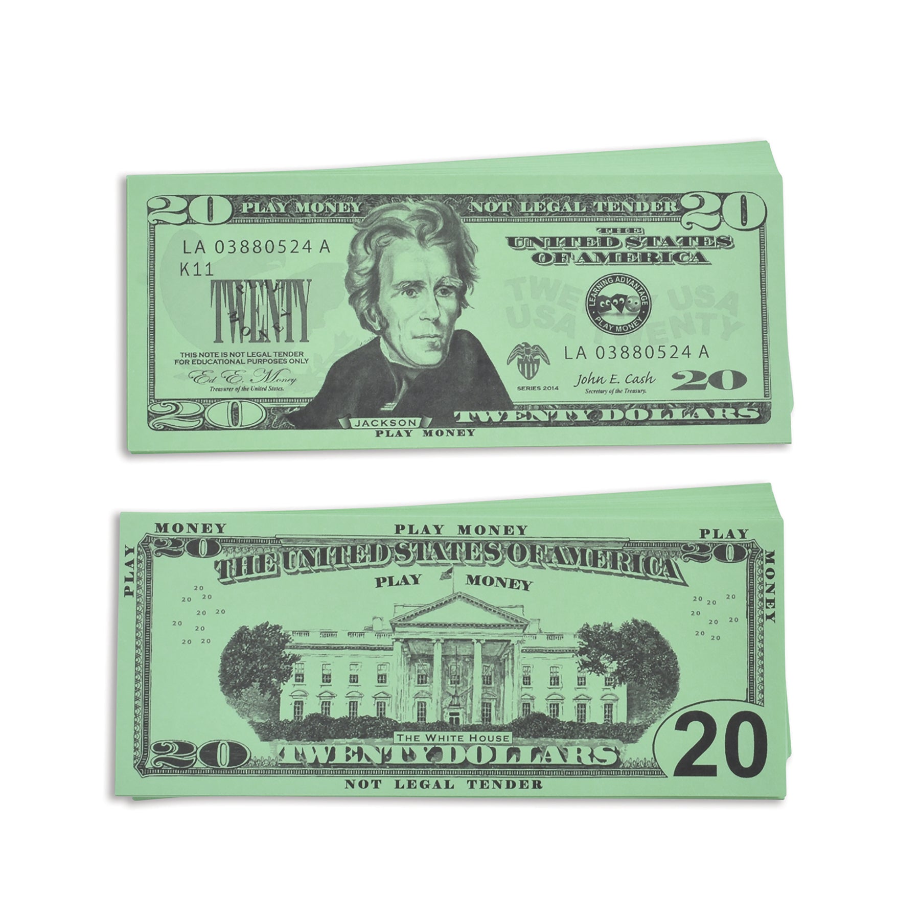 Play Bills - $20 Bills - Set of 100