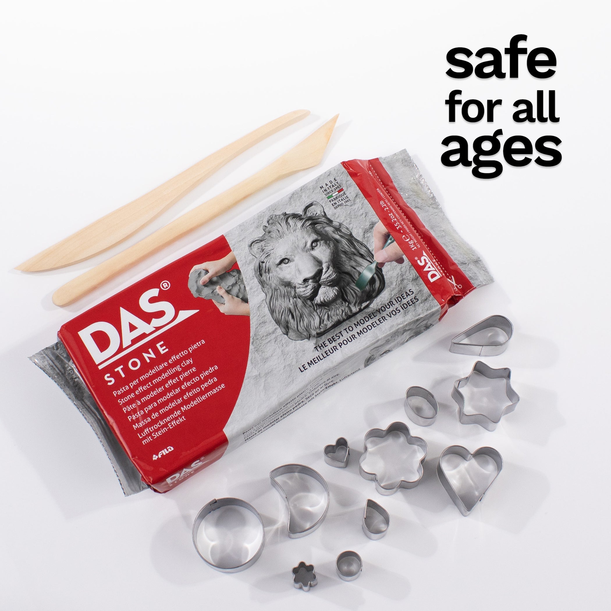 Modeling Clay Air Hardening, Stone, 2.2lb