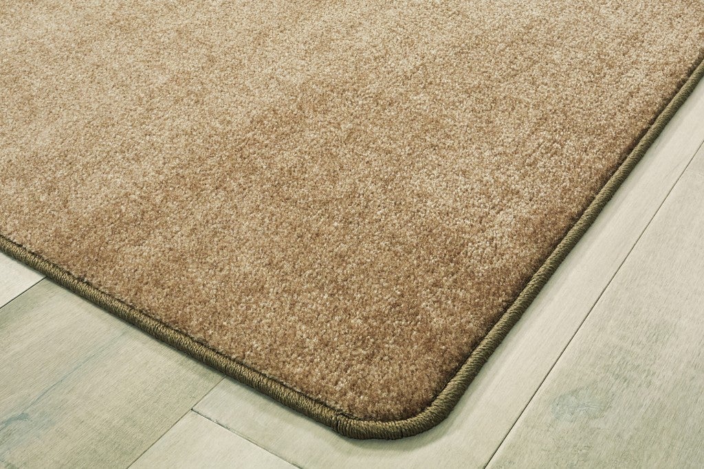 Mt St Helens Solids Collection Carpet Sahara Tan  - 4ft x 6ft - Rectangle - Sahara
