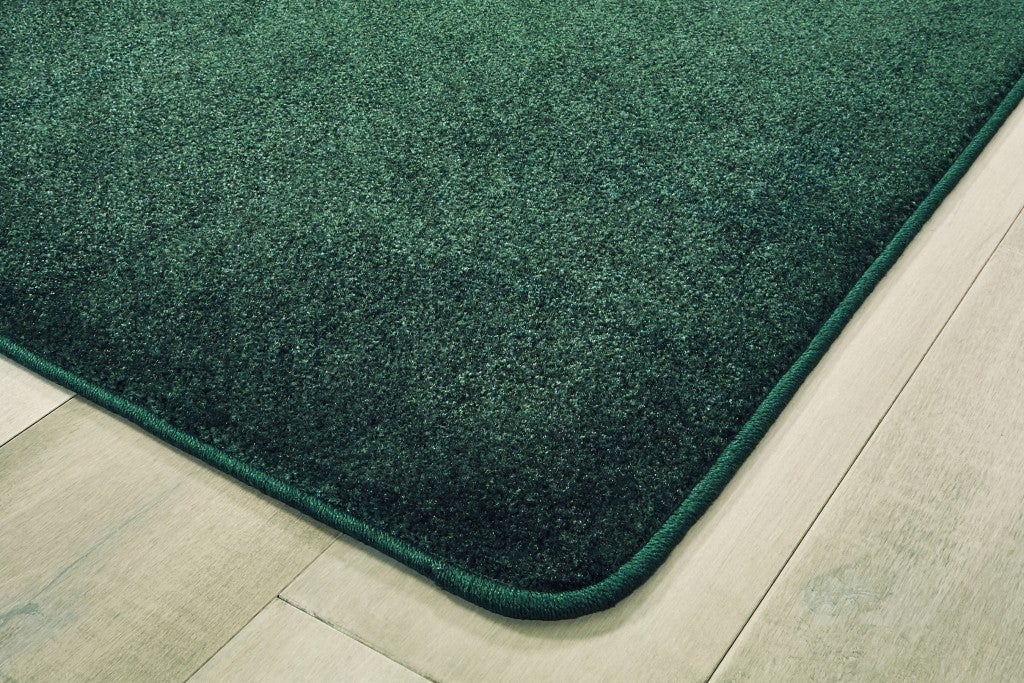 Mt St Helens Solids Collection Carpet Emerald Green - 7ft 6in x 12ft - Rectangle - Emerald