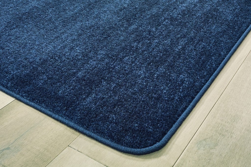 Mt St Helens Solids Collection Carpet Blueberry Blue  - 8ft 4in x 12ft - Rectangle - Blueberry