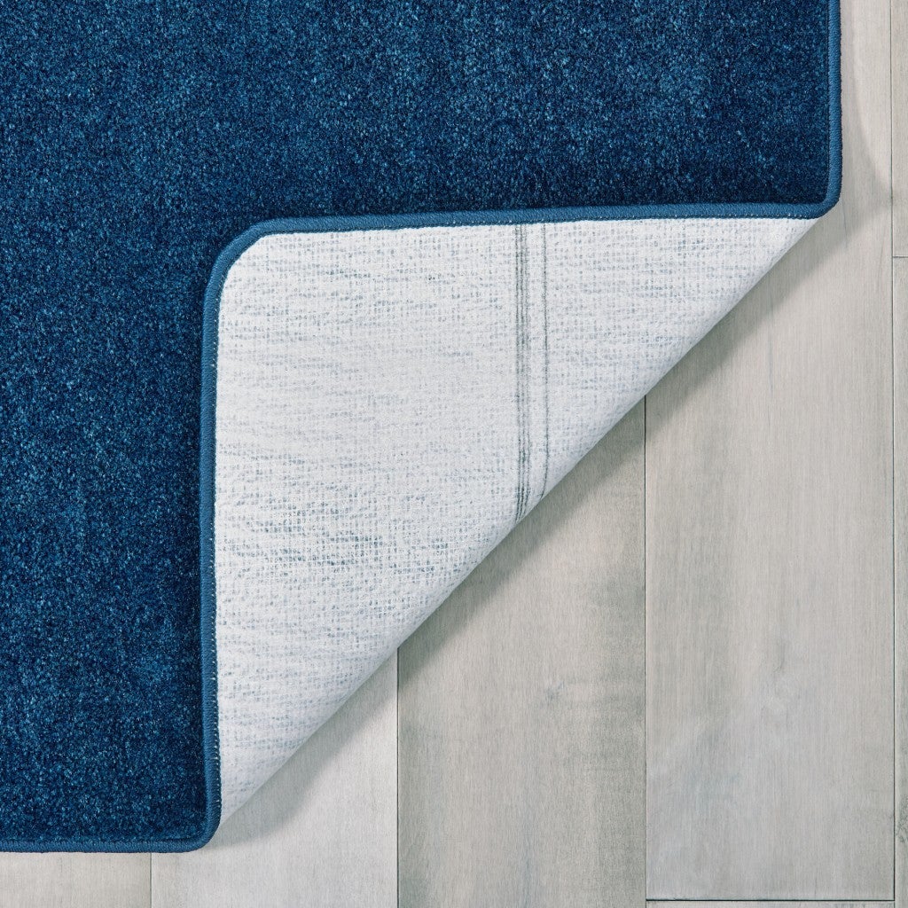 Mt St Helens Solids Collection Carpet Blueberry Blue  - 4ft x 6ft - Rectangle - Blueberry