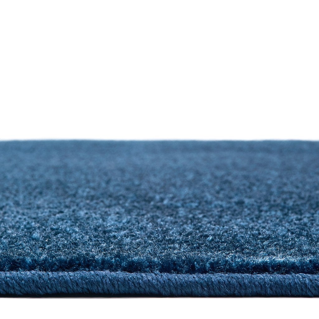 Mt St Helens Solids Collection Carpet Blueberry Blue - 7ft 6in x 12ft - Rectangle - Blueberry