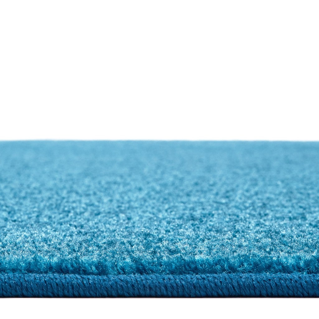 New Mt St Helens Solids Collection Carpet Marine Blue  - 8ft 4in x 12ft - Rectangle - Marine Blue