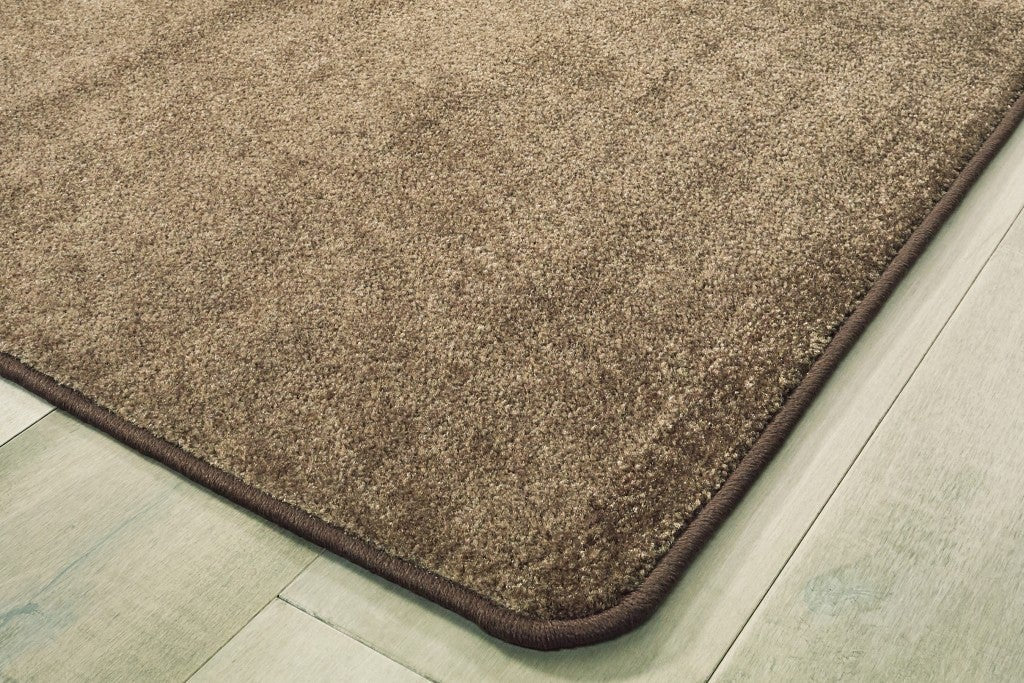 Mt St Helens Solids Collection Carpet Mocha Brown  - 8ft 4in x 12ft - Rectangle - Mocha