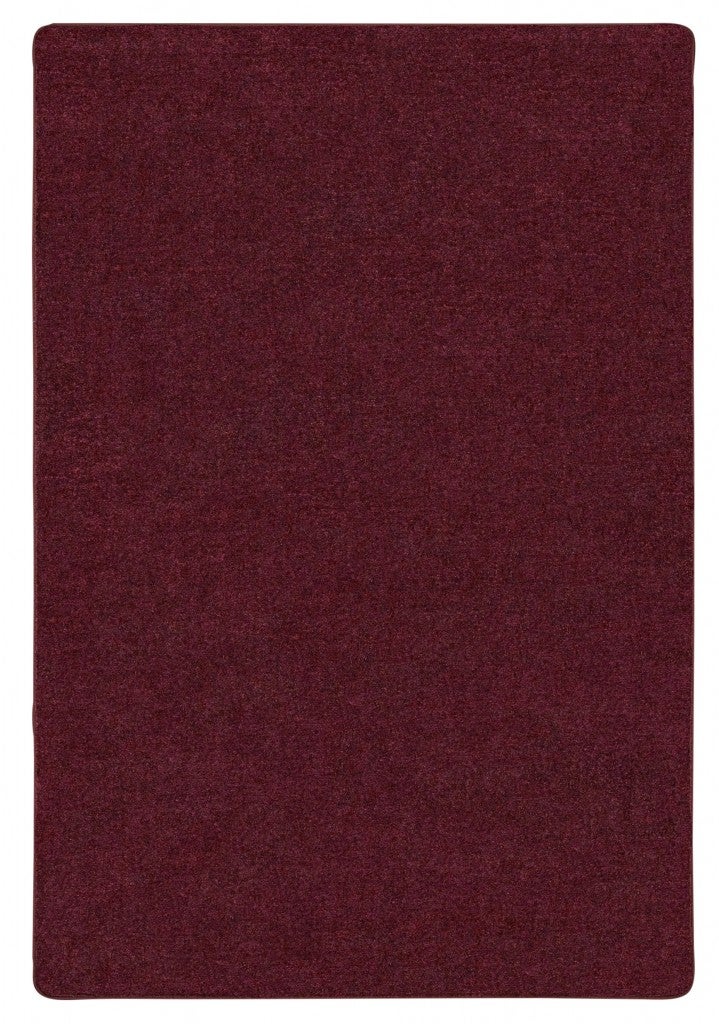 Mt St Helens Solids Collection Carpet Cranberry Red - 7ft 6in x 12ft - Rectangle - Cranberry