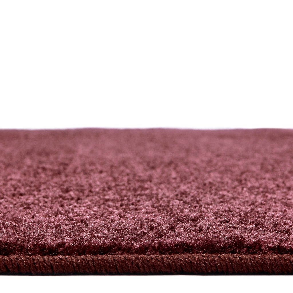 Mt St Helens Solids Collection Carpet Cranberry Red  - 8ft 4in x 12ft - Rectangle - Cranberry