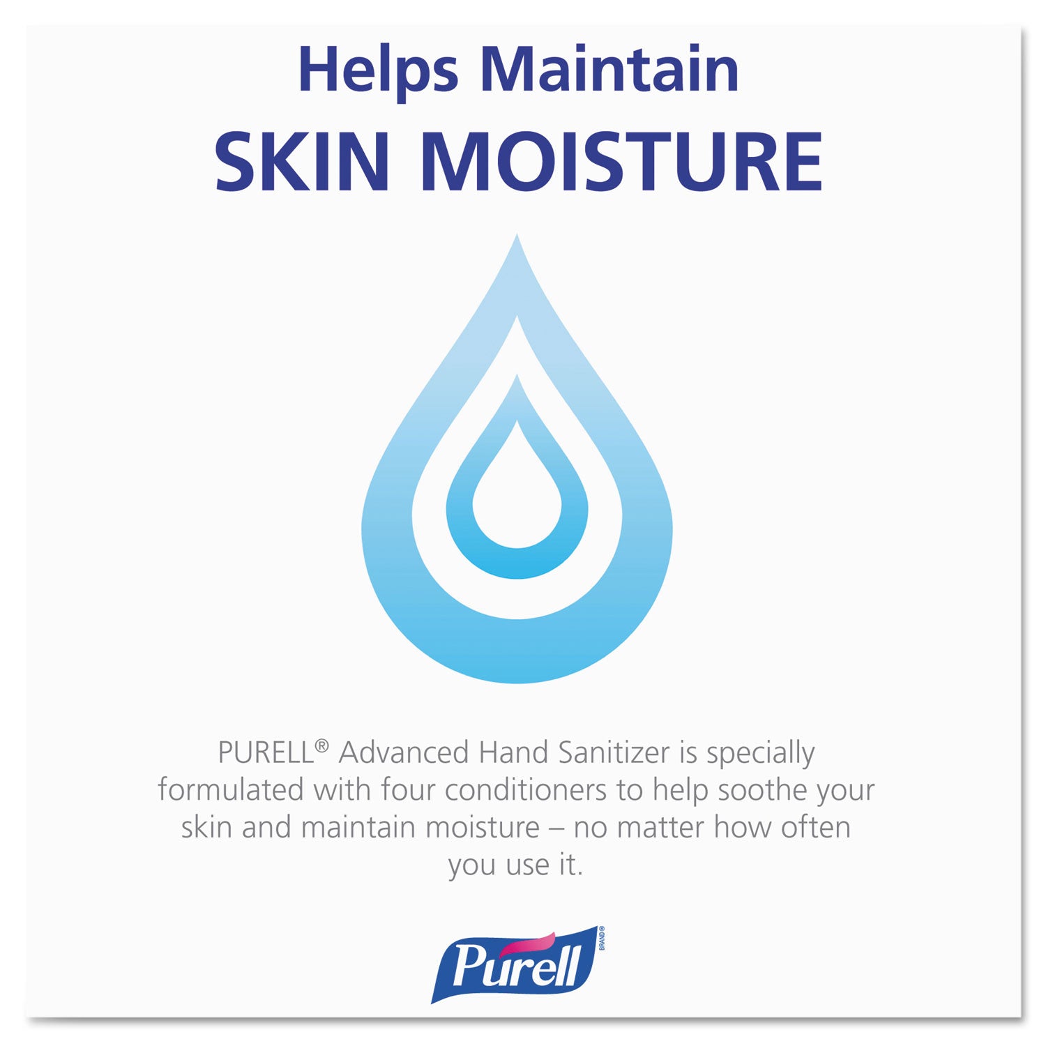 PURELL&reg; Hand Sanitizer Gel Refill - Fragrance-free Scent - 1.27 quart - Push Pump Dispenser - Kill Germs - Skin, Hand - Clear - Dye-free, Fragrance-free, Durable - 3 / Carton