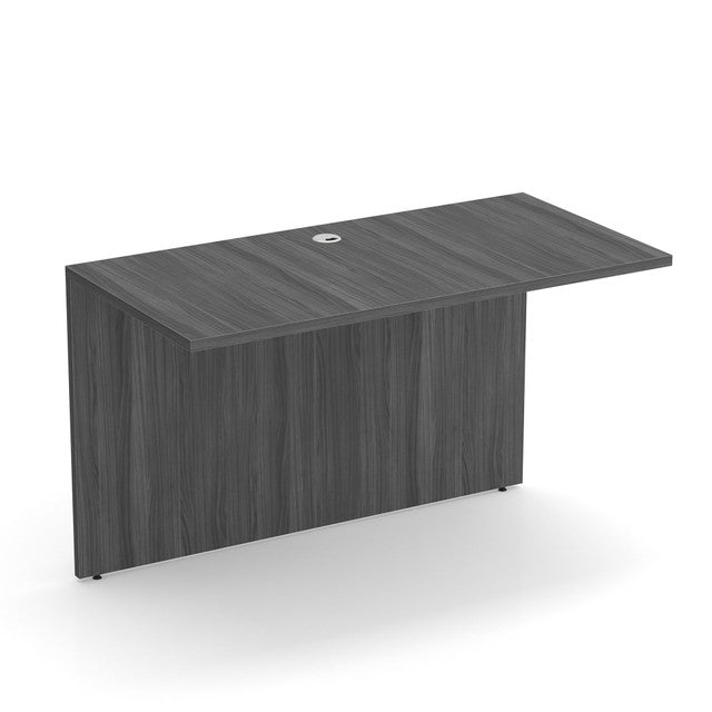 OfficeSource Laminate Bridge - 47''W x 24''D - Coastal Gray