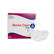 Nurse Cap, 21", White- 100 pcs per Box/5 boxes per Case