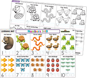 Numbers 1–10 Learning Mat