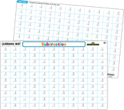 Subtraction Learning Mat