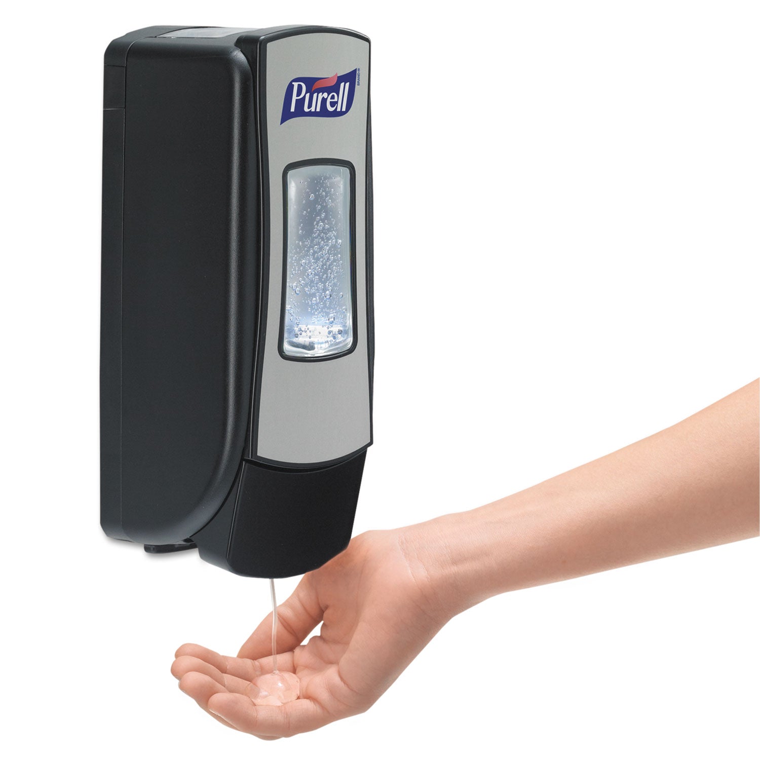 PURELL Hand Sanitizer Gel Refill, Fragrance-Free, 23.67 fl oz, Push Pump, Clear, Bio-based, 4/Carton