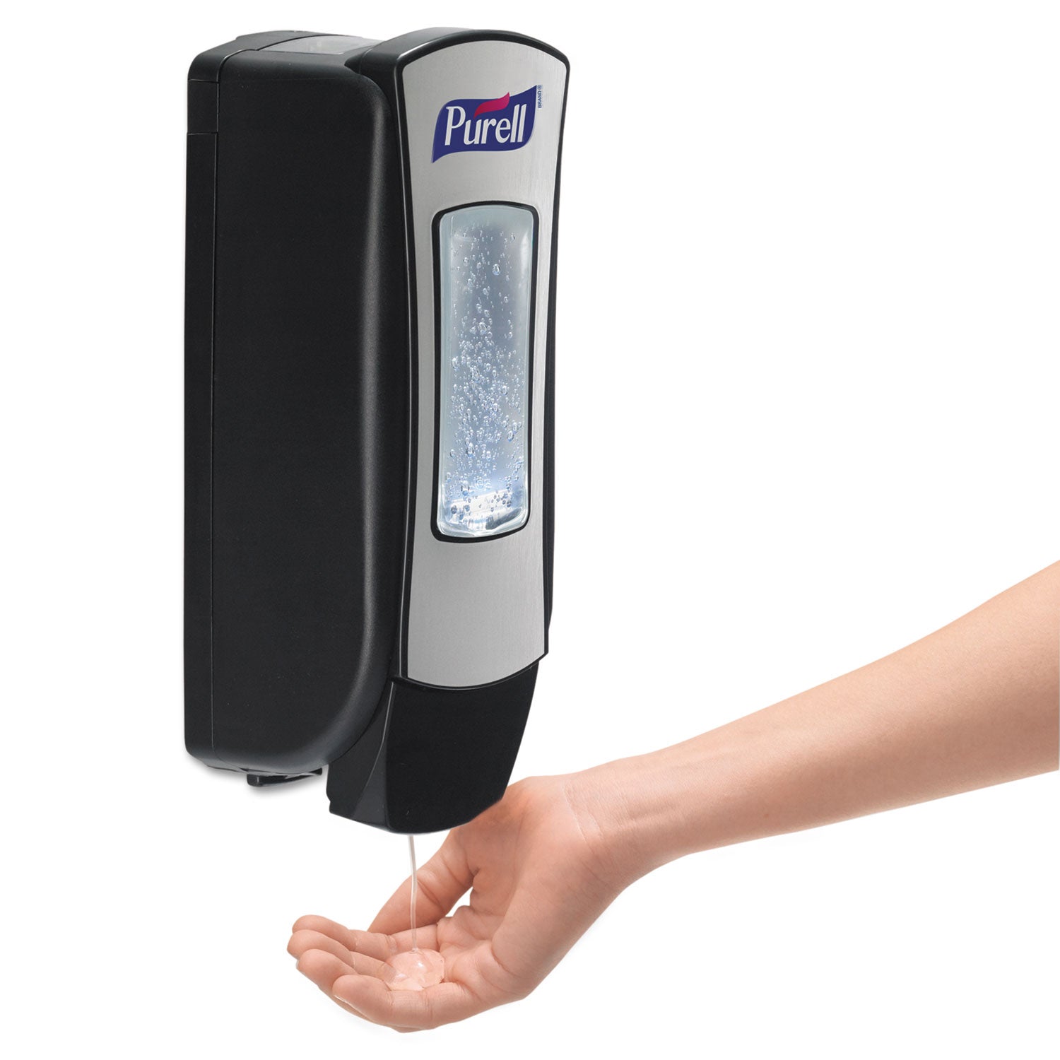 PURELL&reg; Hand Sanitizer Gel Refill - Fragrance-free Scent - 1.27 quart - Push Pump Dispenser - Kill Germs - Skin, Hand - Clear - Dye-free, Fragrance-free, Durable - 3 / Carton