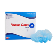 Nurse Cap, 21", Blue- 100 pcs per Box/5 boxes per Case