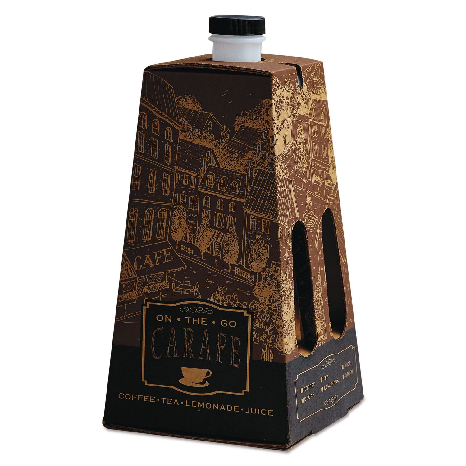 On-The-Go Carafe, 96 Oz, Multicolor, 16/carton