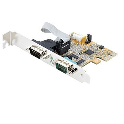 StarTech 2-Port PCIe to RS232 DB9 Serial Card 21050PCSERIALCARD