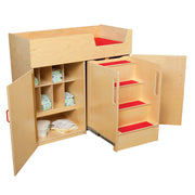 Deluxe Infant Care Center with Stairs on the Right Side
