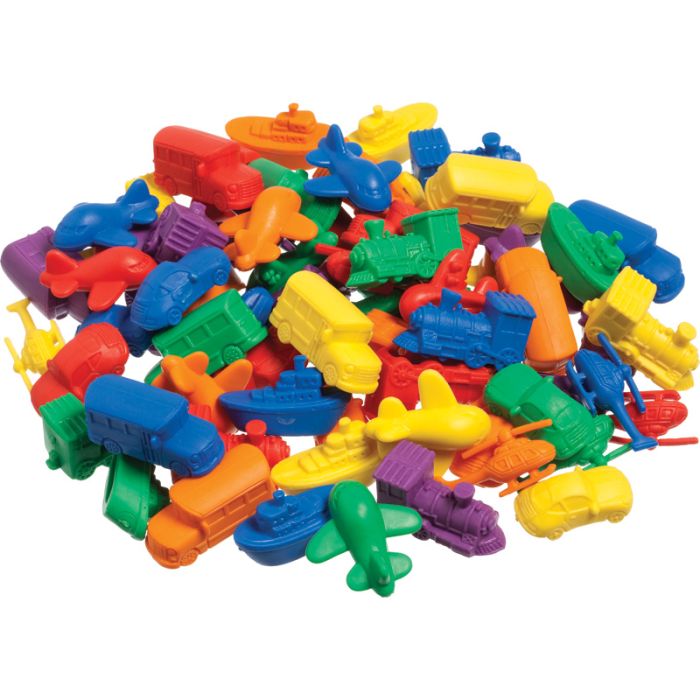 Transportation Counters Set of 72
