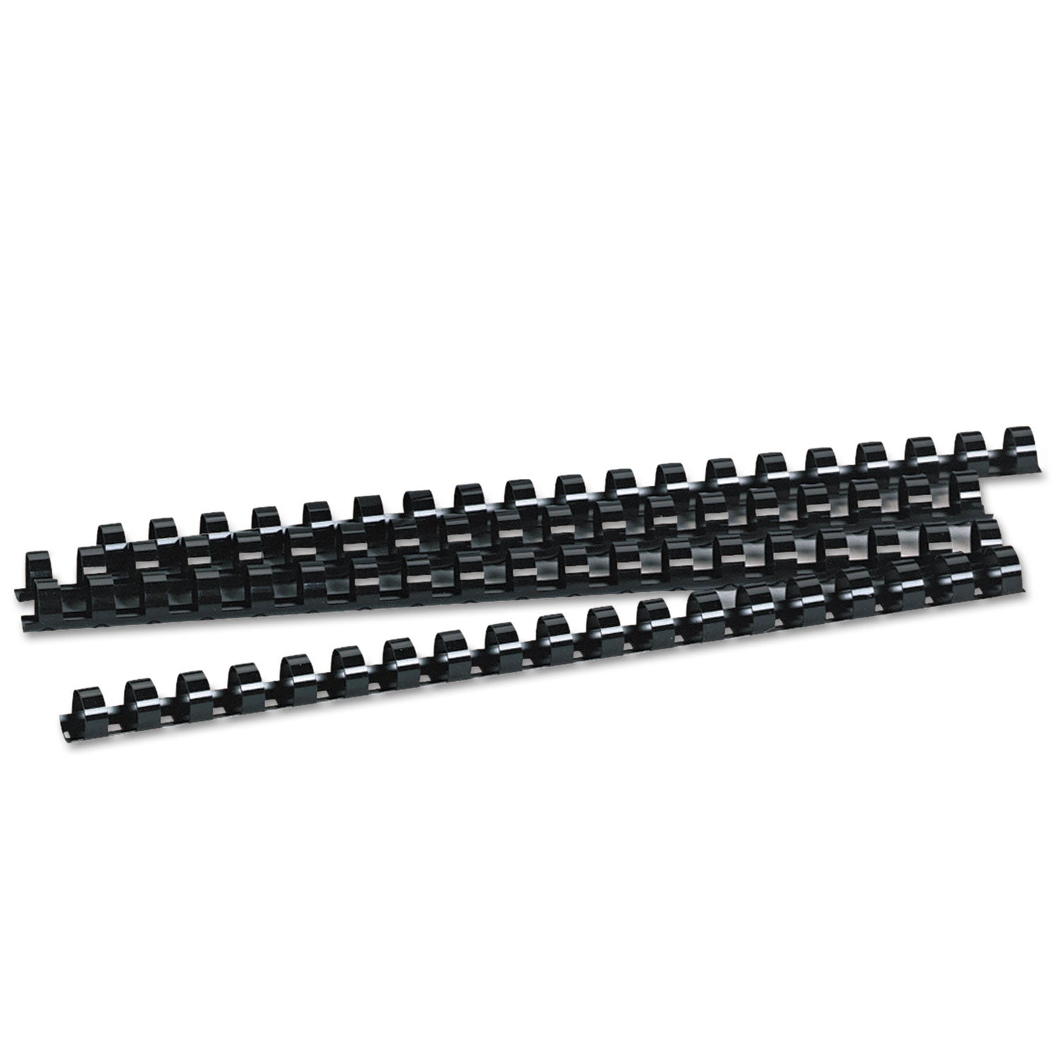 0.5" Height x 10.8" Width x 0.5" Depth - 0.50" Maximum Capacity - 90 x Sheet Capacity - For Letter 8 1/2" x 11" Sheet - 19 x Rings - Round - Black - Plastic - 1 Pack