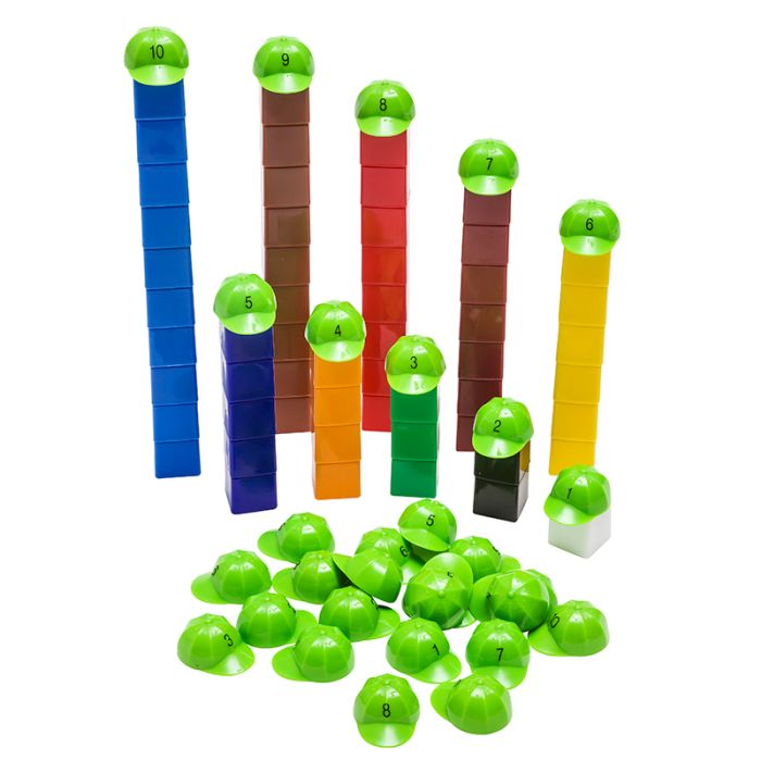 Unifix Number Hats 3 sets of 10 pieces