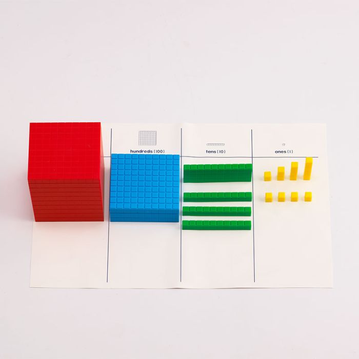 Interlocking Base Ten Blocks 121 pcs