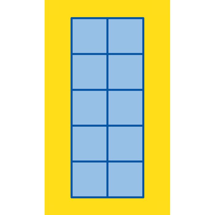 Unifix Cubes Ten-Frame Cards