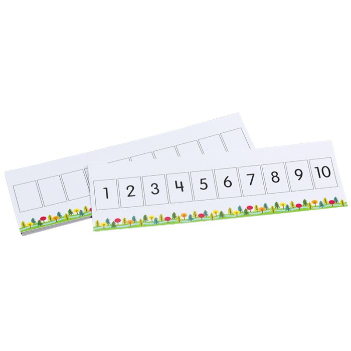 1-10 Number Paths Grades Prek-K Set of 10
