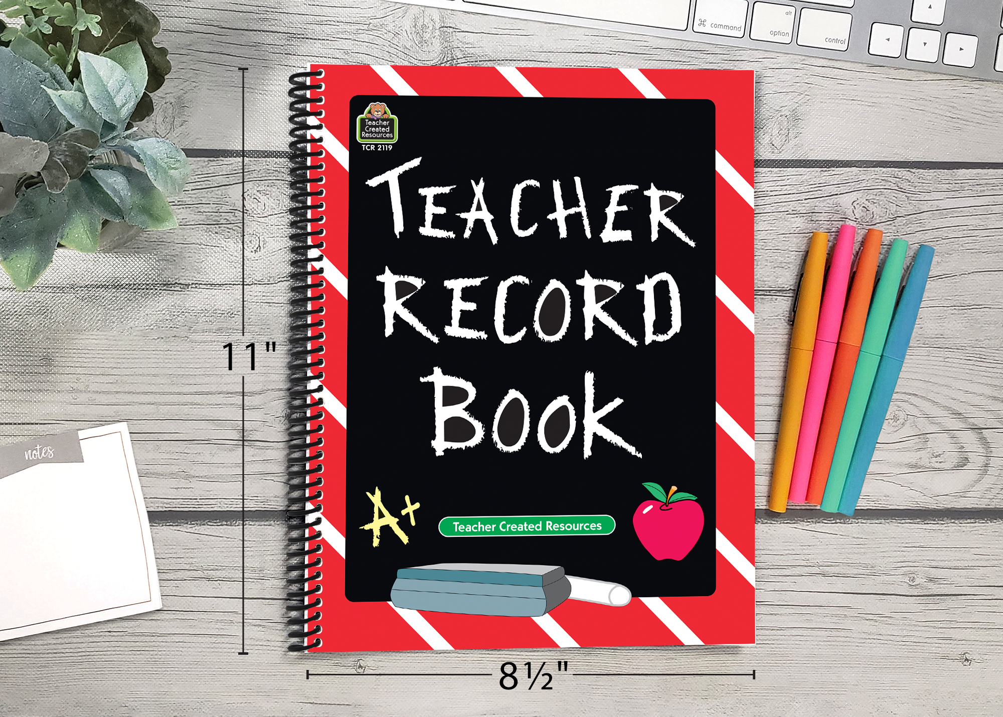 Chalkboard Teacher Record Book