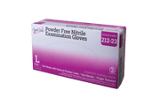OmniTrust Nitrile Powder Free Chemo Examination Gloves (Large), Comfortable Fit, 100 Pcs/Box, 10 Box/Cs