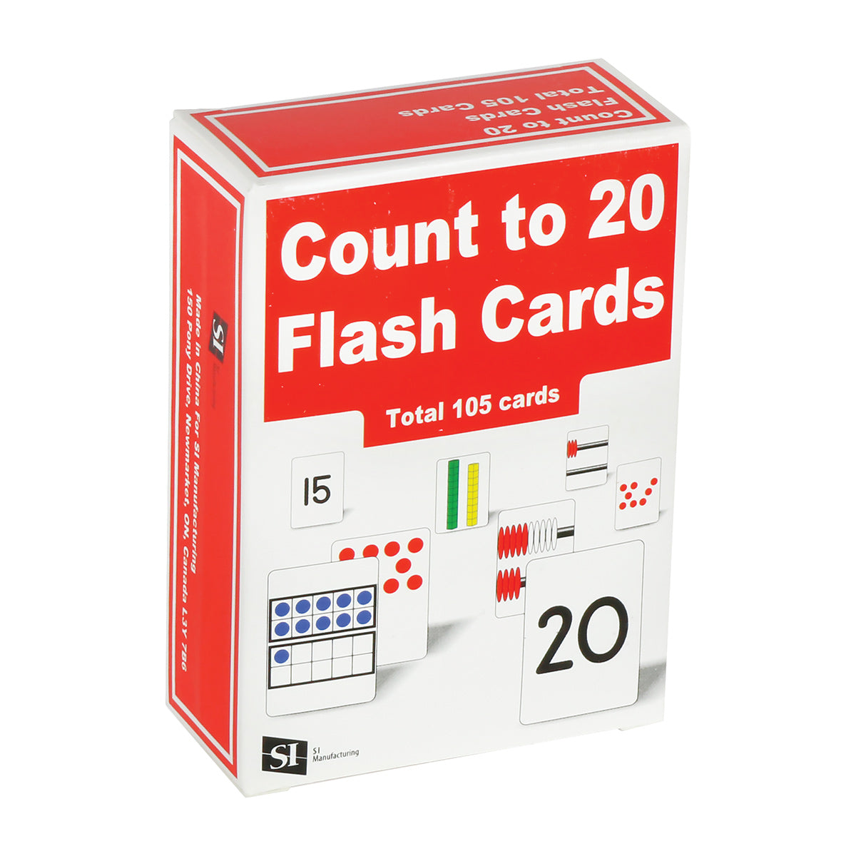 Count to 20 flash cards