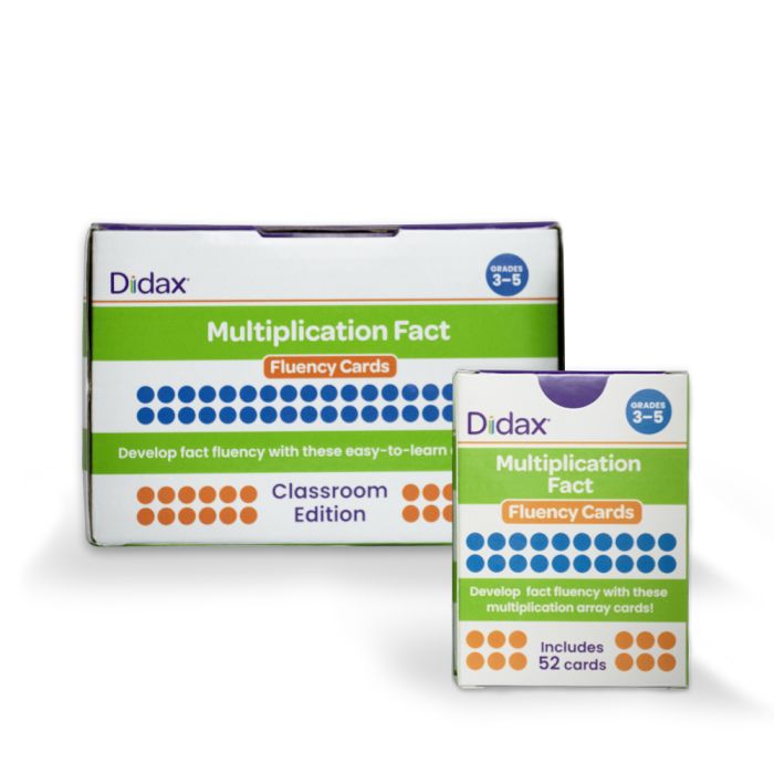 Multiplication Fact Fluency Cards Classroom pack