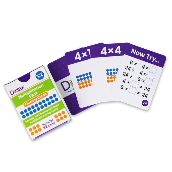 Multiplication Fact Fluency Cards Classroom pack