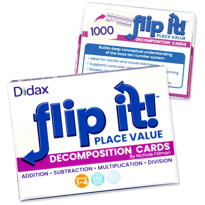 Place Value Flip Decomposition Cards