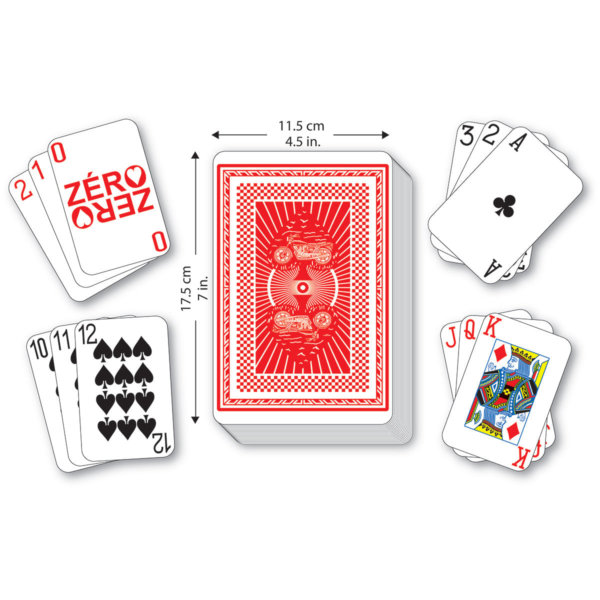 2 in 1 Large Playing Cards