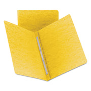 Smead Premium Pressboard Recycled Fastener Folder - 3" Folder Capacity - 8 1/2" x 11" - 3" Expansion - 1 Fastener(s) - 25 pt. - Pressboard - Yellow - Reinforced Hinge, Heavy Duty, Moisture Resistant, Stain Resistant - 100% Recycled - 1 Each