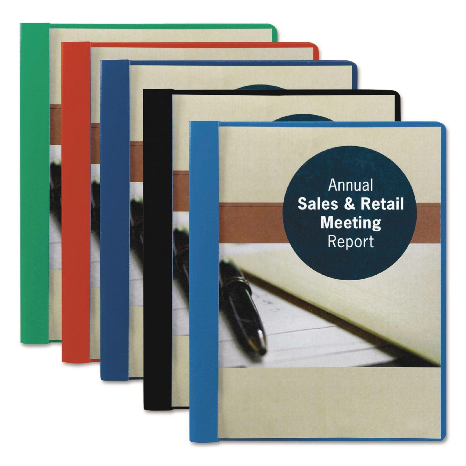 Smead Letter Recycled Report Cover - 8 1/2" x 11" - 3 Fastener(s) - 1/2" for Folder - 12 pt. - Vinyl, Metal - Red - 50% Recycled - 25 / Box