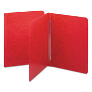 Smead Premium Pressboard Letter Fastener Folder, 8.5" x 11", 3" Expansion, 1 Fastener, 25 pt., Bright Red, Reinforced Hinge, Heavy Duty, Moisture & Stain Resistant, Rounded Corner, 100% Recycled, 1 Each