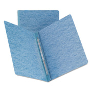 Smead Premium Pressboard Fastener Folder, Letter Size, 8.5" x 11", 3" Expansion, 1 Fastener, 25 pt. Blue, Reinforced Hinge, Heavy Duty, Moisture & Stain Resistant, Rounded Corner, 100% Recycled, 1 Each