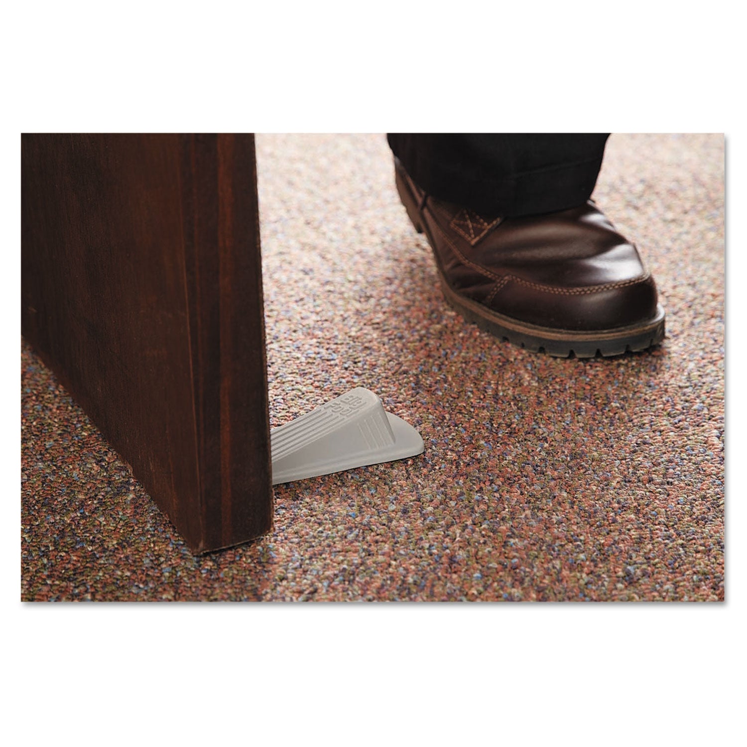 Non-skid Base, Prevent Scratches, Non-slip, Heavy Duty, Impact Resistant, Crush Proof - Rubber - 1.3" Height x 2.3" Width - Beige - 1 Each
