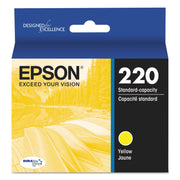 Epson DURABrite Ultra 220 Original Standard Yield Inkjet Ink Cartridge - Yellow - 1 Each