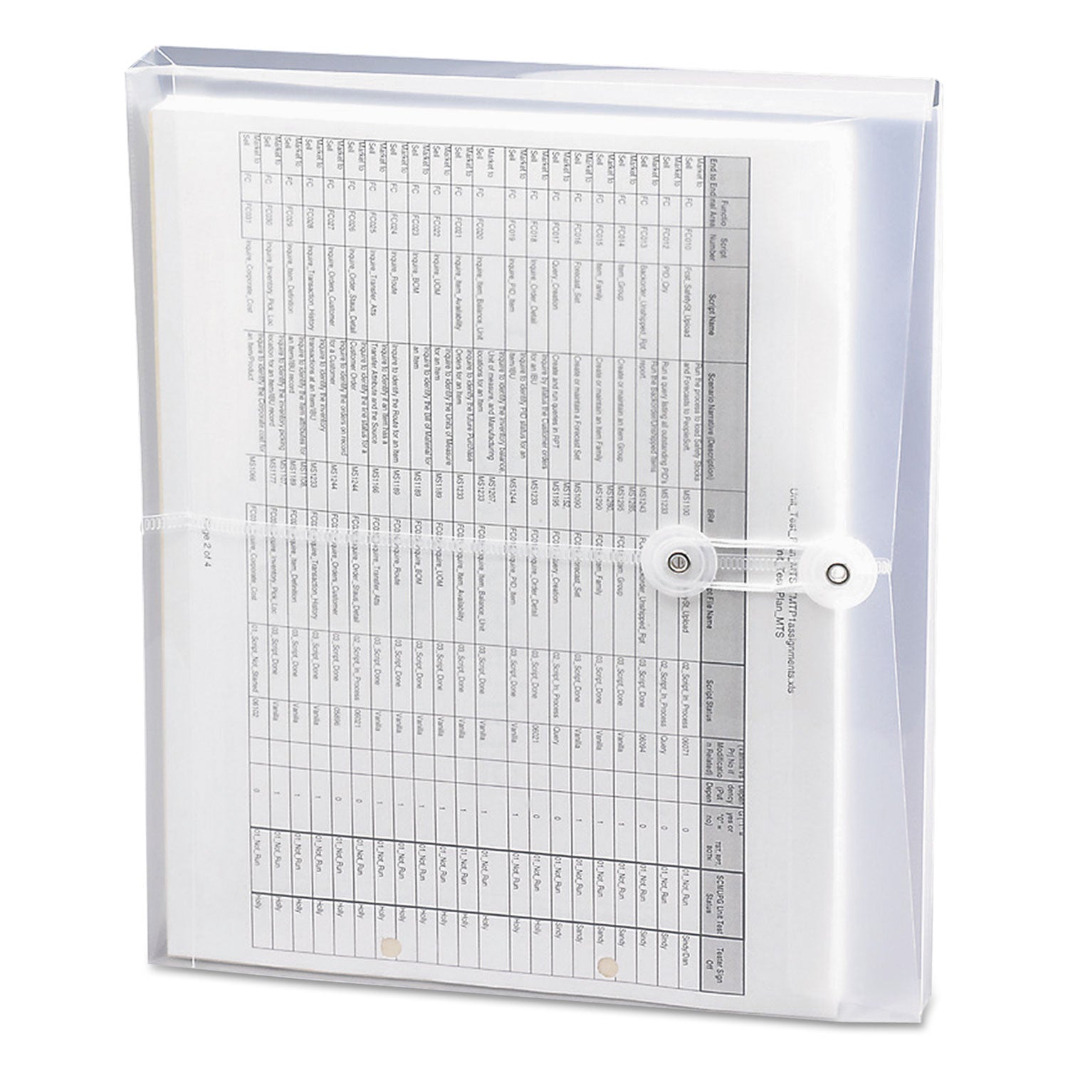 Smead Letter Filing Envelopes, 8.5" x 11", 1.25" Expansion, Polypropylene, Clear, 5 Pack
