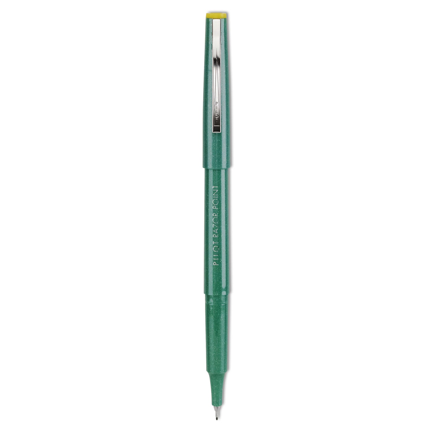 Pilot Marker Pens - 0.3 mm Extra Fine Pen Point - Green Ink - Green Plastic Barrel - Metal Tip - Writing - 1 Dozen