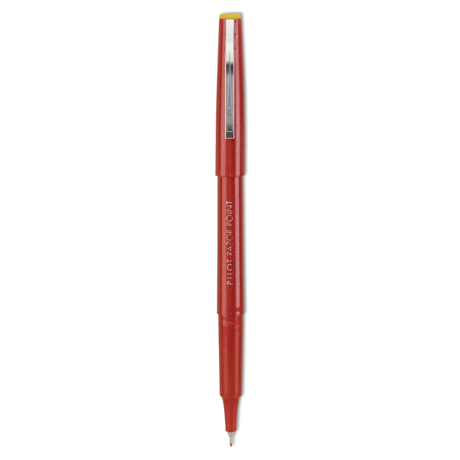 Pilot Marker Pens - 0.3 mm Extra Fine Pen Point - Red Ink - Red Plastic Barrel - Metal Tip - Writing - 1 Dozen