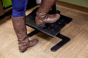 Footrest Adjustable Height Blk