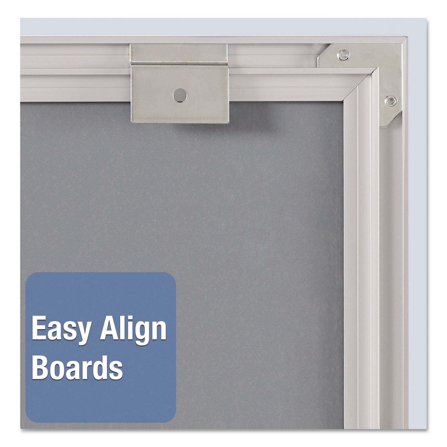 34" Board Height x 23" Board Width - White Natural Cork Surface - Magnetic, Durable - Silver Frame - 1 Each