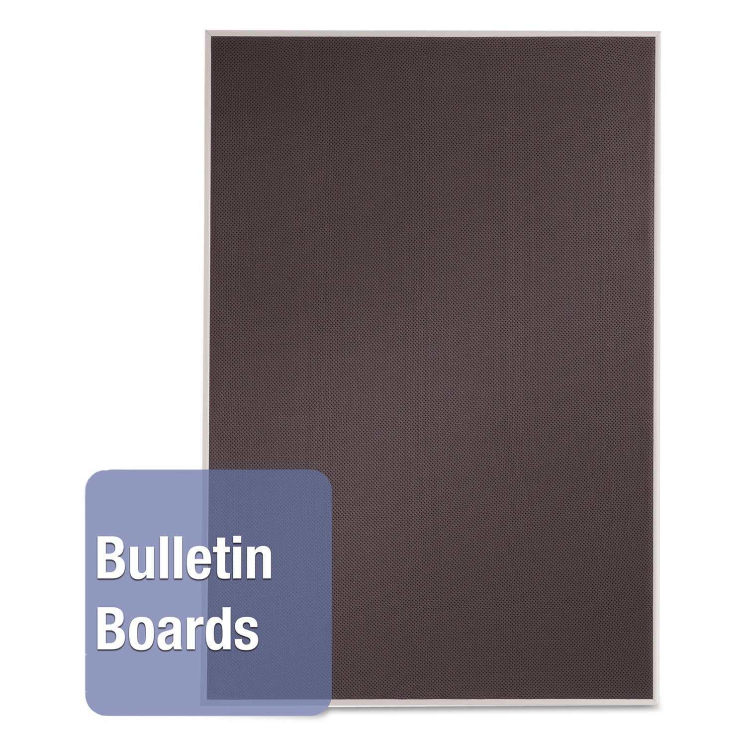 34" Board Height x 23" Board Width - White Natural Cork Surface - Magnetic, Durable - Silver Frame - 1 Each