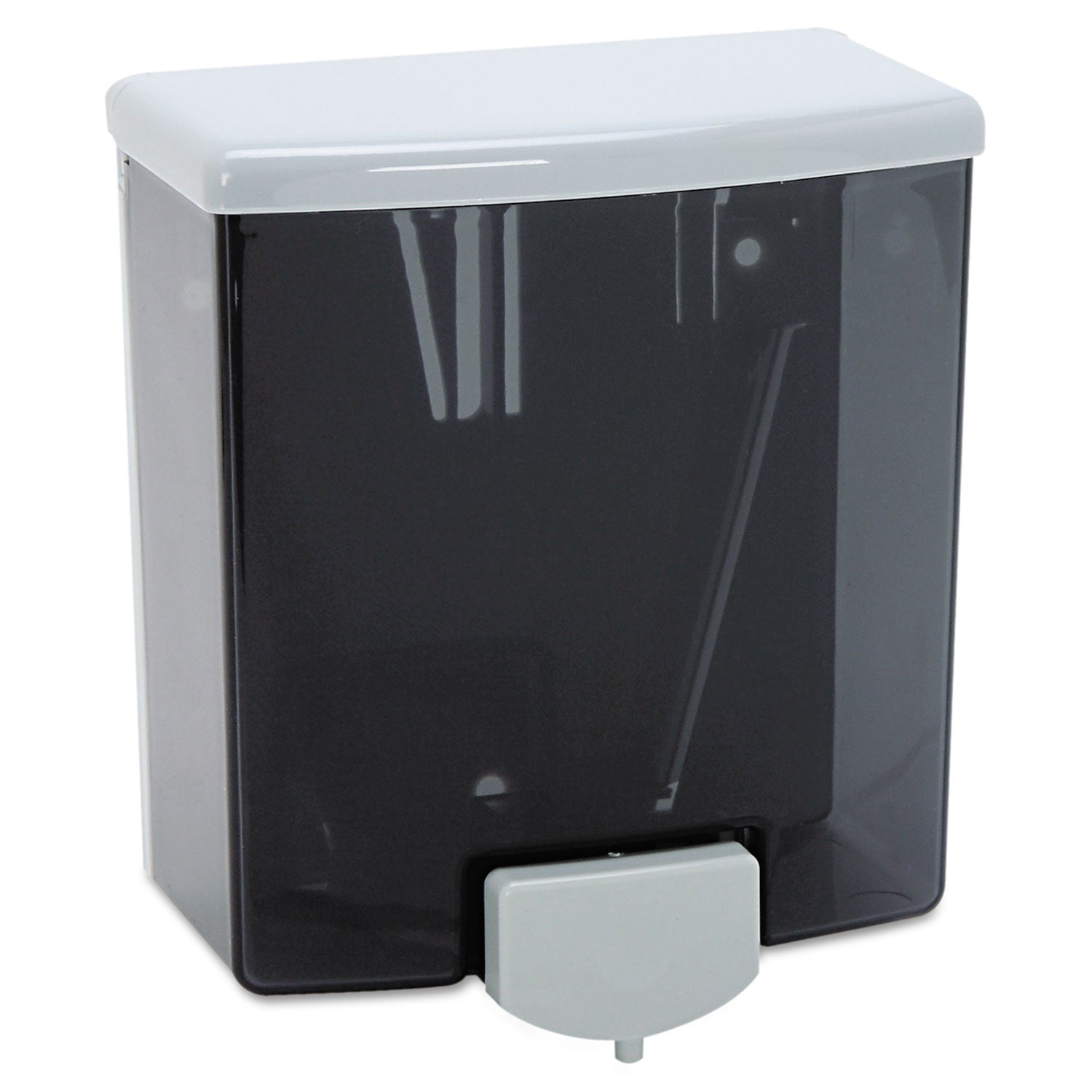Classicseries Surface-Mounted Liquid Soap Dispenser, 40 Oz, 5.81 X 3.31 X 6.88, Black/gray
