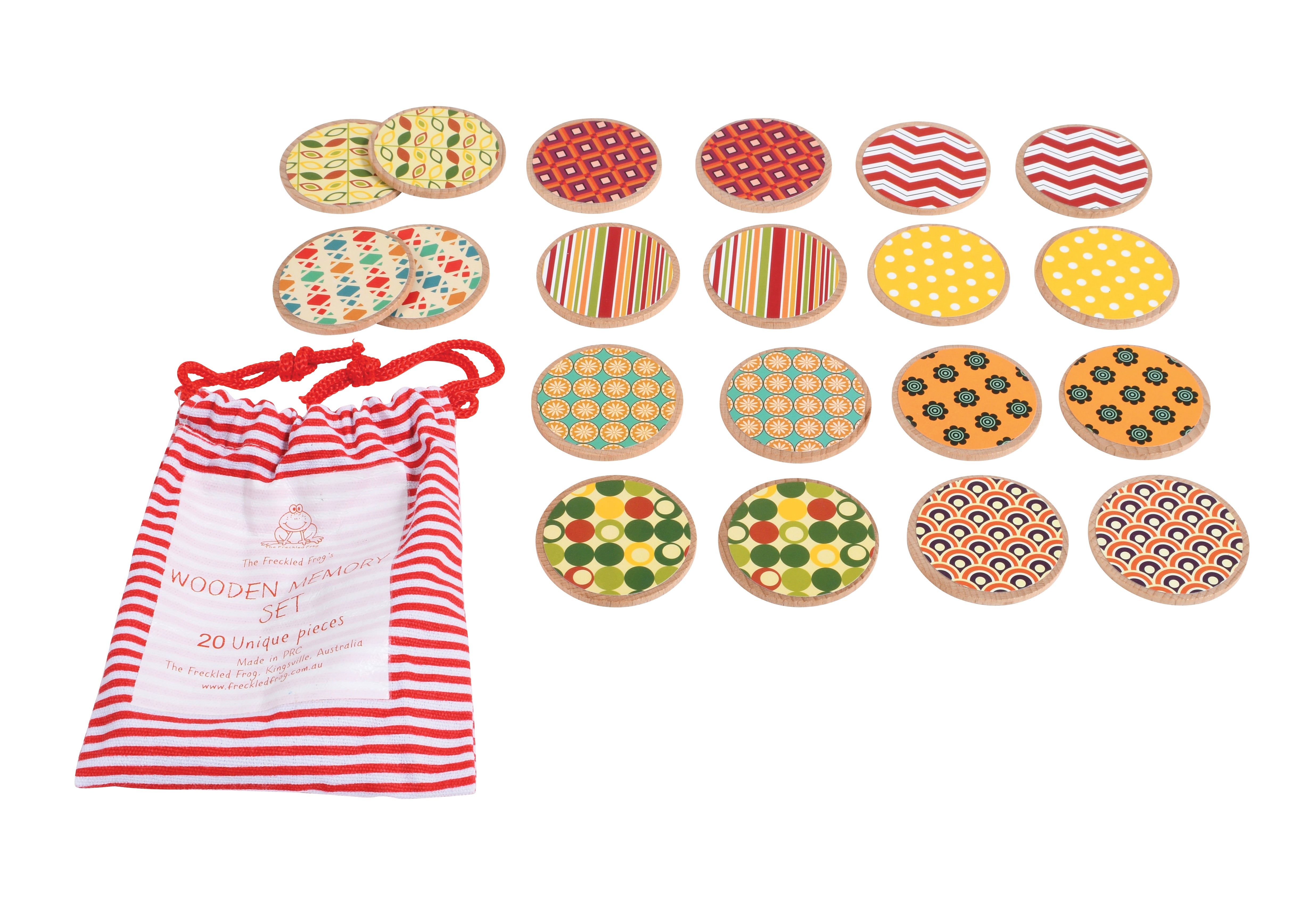 Matching Pairs - Retro Memory Set - Set of 20